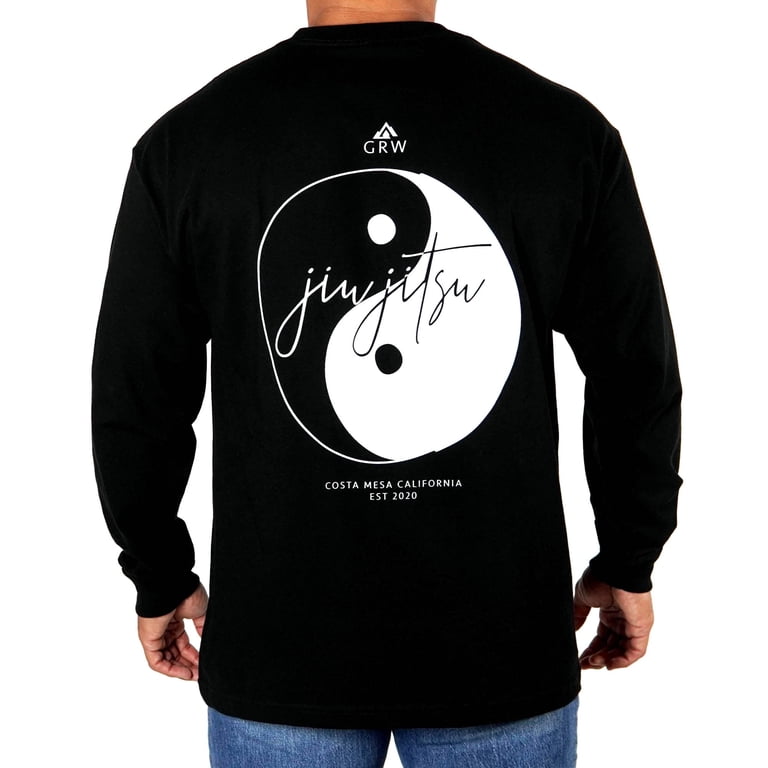Yin Yang Jiu Jitsu Long Sleeve Tee - Walmart.com
