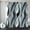 Blue, variant on Modern abstract gray and brown striped shower curtain set bathroom with hooks, 72x72 inches