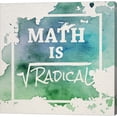 thumbnail image 1 of Metaverse Color Me Happy 'Math Is Radical Watercolor Splash Green' Canvas Art, 1 of 2