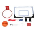 thumbnail image 3 of Clearance!Basketball Hoop Wall Mount Clear Basketball Backboard Basketball Hoop Set with Basketball & Pump Maximum Applicable Ball Diameter 5”, 3 of 7