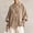 Khaki, variant on Oversized Cropped Cardigan Women Knit Open Front Collar Collar Long Sleeve Loose Fall Coat (Khaki,XL)