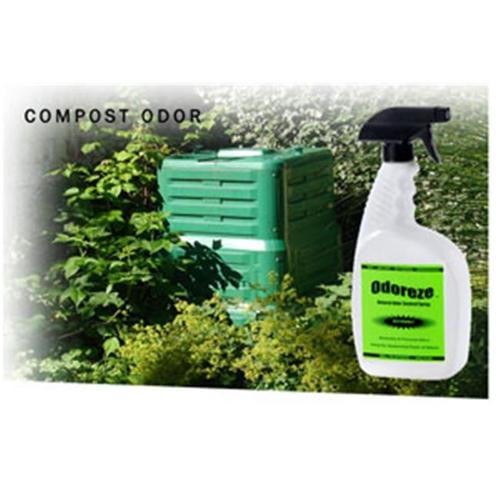 ODOREZE Natural Compost Smell Eliminator Spray Makes 64 Gallons to