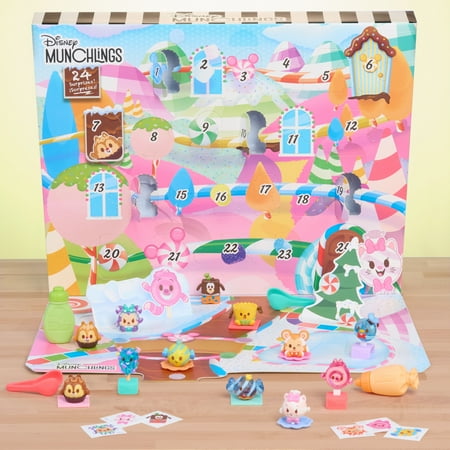 Disney Munchlings Advent Calendar, Collectible Munchlings Figures, for Boys and Girls, Ages 3 and up