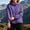 Purple, variant on Sentmoon Fall Jackets for Women 2026 Windproof Hooded Neck Rain Jacket Women Long Sleeve Loose Fit Raincoat for Travel Hiking Camping