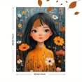 thumbnail image 3 of Qisvanset 12x16 Inch Colorful Joyful Art Canvas Wall Art, Bright Cartoon Decor for Girls Kids Nursery Room, 3 of 8