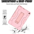 thumbnail image 6 of SOATUTO Case for Amazon Fire HD 8 2020 Tablet, Hybrid Drop Proof Shock Resistant Rugged Kids Friendly Case Built-in Kickstand For Amazon Fire HD 8 2020 / Fire HD 8 Plus 10th Gen 2020 - Rose Gold, 6 of 7