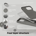 thumbnail image 4 of Funda Elago Liquid Silicone para iPhone 15 Plus, color gris, 4 of 6