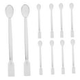 thumbnail image 6 of Worgeous  10 Pcs Lab Spoons Bead Scoop for Small Beads Spatula Silver, 6 of 8