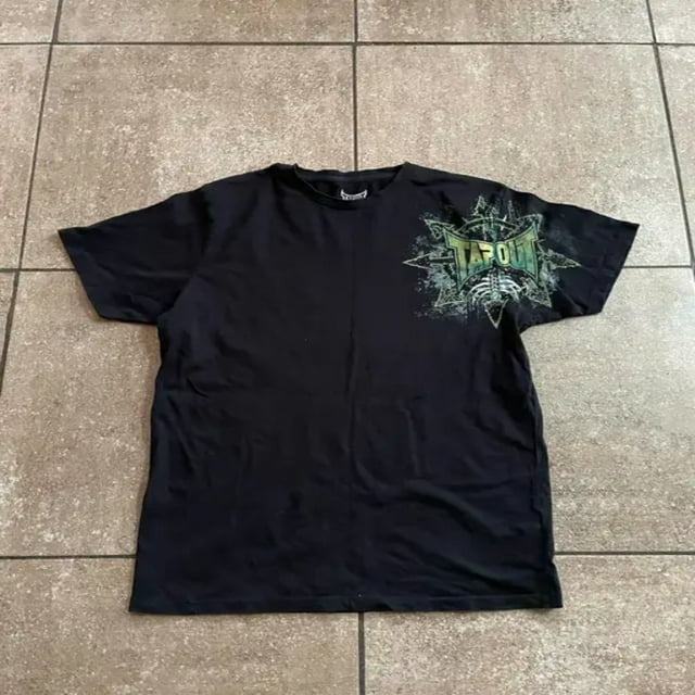 JUNWELL T-Shirt d'Été pour Femmes Col Rond Imprimé Vintage Manches Courtes Respirant Tendances Y2k Ajusté