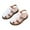 White, variant on Odeerbi Girls Sandals Baby Girls Boys Children's Beach Shoes Soft Sole Toe Crash Sandals Roman Sandals