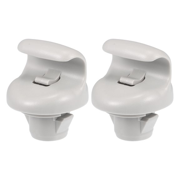 Unique Bargains 2Pcs Car Sun Visor Holder Clip for Nissan Sentra 2015-2019 Plastic Gray