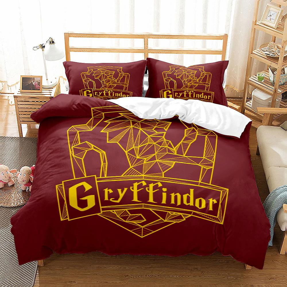 Gr3 Harry Potter Gryffindor 3d Printed Bedding Set Duvet Cover