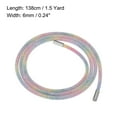 thumbnail image 2 of Unique Bargains 1.5 Yard 6 mm Rhinestone Tube Rope DIY Diamond String for DIY Trouser Hoodie Drawstring Sweaters Rainbow, 2 of 5