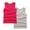 Gray, variant on Posijego 2 Pack Boys Girls Cotton Tank Tops Breathable Casual Summer Basic Sleeveless Cotton Undershirts for Kids