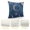 thumbnail image 4 of Throw Pillow Covers Watercolor Abstract Sun and Moon Square Pillow for Home Decor Sofa Car Bedroom Art Painting Pillow, 4 of 5