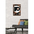 thumbnail image 2 of NHL Philadelphia Flyers - Maximalist Logo 23 Wall Poster, 14.725" x 22.375" Framed, 2 of 5
