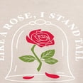 thumbnail image 3 of Disney Beauty & The Beast - Like A Rose, I Stand Tall - Women's Oversized T-Shirt, 3 of 5