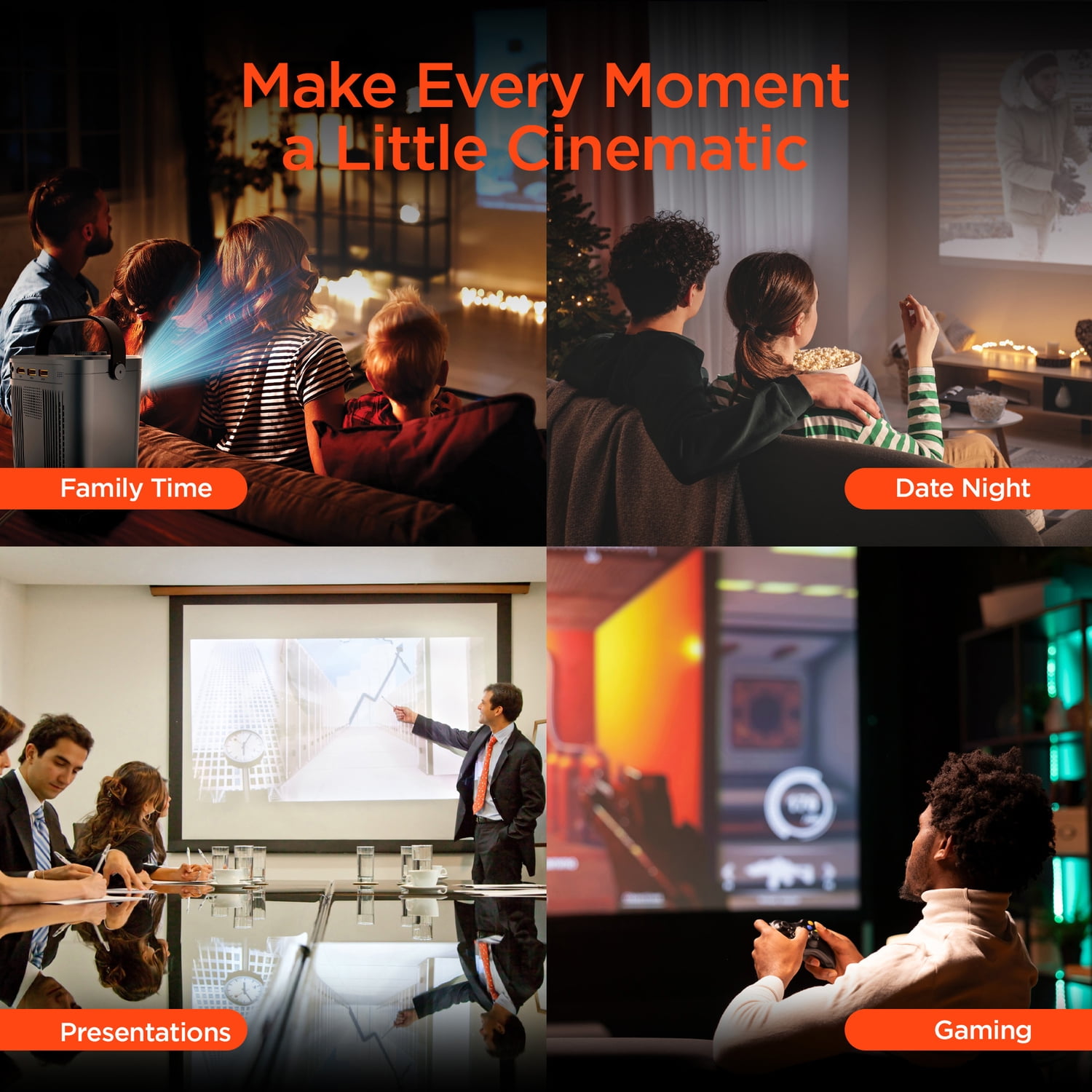 HyperGear CinéMini 720p HD Portable Mini Projector, 16072