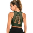 thumbnail image 4 of LELINTA Seamless High Impact Sports Bra Women Yoga Bra Crop Tops Workout Fitness Activewear Mesh Padded Shirts, 4 of 8