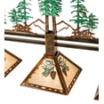 thumbnail image 4 of Meyda 229400 45 in. Long Winter Pine Tall Pines 3 Light Island Ceiling Pendant Fixtures, 4 of 7