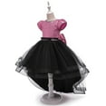 thumbnail image 4 of Coerni Kids Children Toddler Baby Girls Spring Summer Tulle Sequins Glitter Dress For Performance for Girls 5 Years Old, 4 of 5