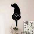 thumbnail image 1 of Reloj de pared Macarena Silence 3D Wagging Dog Tail decoración de oficina y cafetería, 1 of 8