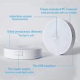 thumbnail image 4 of 3 Pack Led Wireless Night Light Human Body Induction Mode Lighting Lamp Usb Charging Can Be Hand, 4 of 5