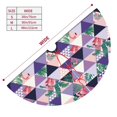thumbnail image 3 of Yiaed Plaid Flamingo Print Christmas Tree Skirt , Tree SkirtsTree Mat for Christmas Winter Holiday Indoor Decorations-30", 3 of 7