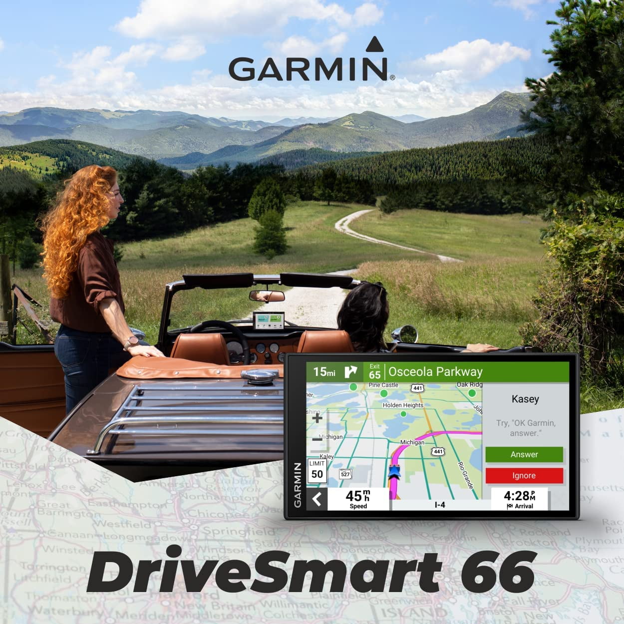 GPS Garmin DriveSmart™ 66 MT-S - Feu Vert