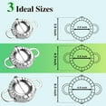thumbnail image 3 of Ksopiavobs Empanadas Maker Press, 4.9 Inch Ravioli Mold Dumplings Maker Machine, Stainless Steel Pot Sticker Molds Pierogi Cutter Press, Easy Tool for Goya Calzone Turnovers Dough Pastry Making, 3 of 7