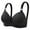 Black, variant on KHONTS Women's Polka Dot Printed Push up Bras Lush Gathering No Underwire Bra Lifting Lush High Supportive Bralettes Rose Gold 44