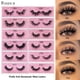 thumbnail image 2 of FOXESJI Mink Lashes Fluffy Dramatic Wispy Falsas pestañas postizas Cross Lash Extension Natural Soft 3D Mink Lashes Pestañas Maquillaje Tan Jianjun unisex, 2 of 2