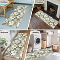 thumbnail image 5 of 2'x6' Rug Runners for Hallways Kitchen, Sage Green Spring Floral Non Slip Entryway Beside Floor Carpet Runner, Watercolor Summer Flower Washable Laundry Room Bedroom Throw Rugs Mat for Family Pet, 5 of 8