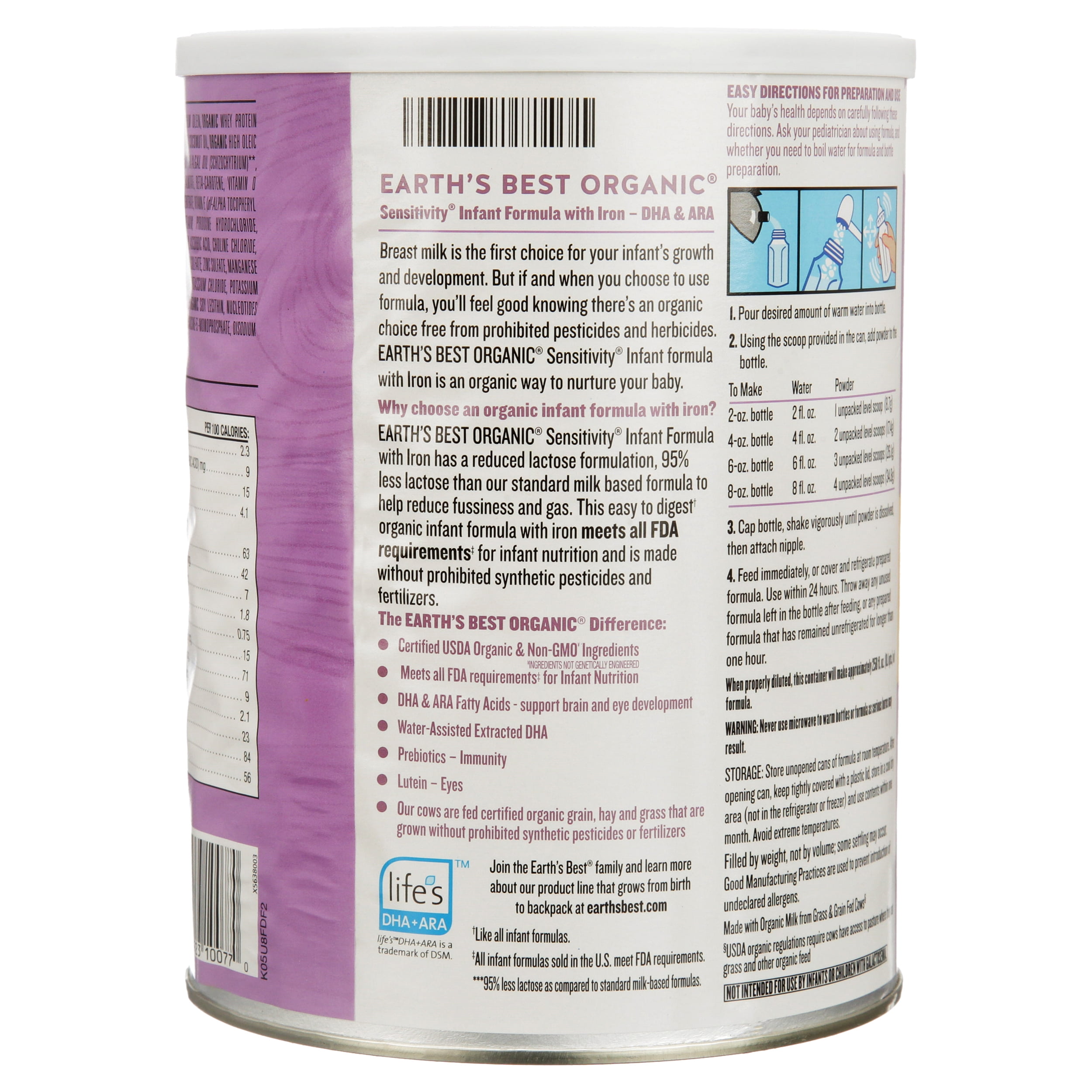 earth's best formula purple