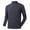 #171-Black, variant on Quarter Zip Pullover Men Moisture Wicking Performance Heather Midlayer Golf 1/4 Zip Pullover Mens Sweatshirt