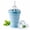 Blue, variant on Collapsible Silicone Ice Ball Maker Cup, 2-in-1 Portable Ice Sphere Mold with Reusable Straw & Leakproof Lid, Makes 6cm Ice Balls, Foldable Travel Tumbler for Coffee, Juice, Gym, Outdoor