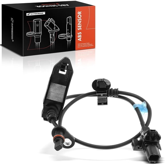 A-Premium ABS Wheel Speed Sensor Compatible with Honda Models - Civic 2007 2008 2009 2010 2011 - Rear Right Passenger Side, Replace# 57470-SNE-A01, 57470SNEA01