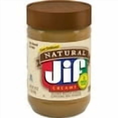 Jif Natural Creamy Peanut Butter Spread, 16-Ounce Jar-Pack Of 6