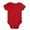 Red, variant on NOKIO Toddler Bodysuit With Snap Closures 6 Color Solid Color Baby Cotton Short Sleeved Triangle Climbing Suit Baby Summer Clothing 3-24M Fashionable Baby Bodysuits For The Season