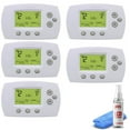 thumbnail image 1 of 5-Pack Honeywell TH6220 FocusPro 6000 5-1-1 Programmable Heat Pump Thermostat + LCD Cleaner, 1 of 5