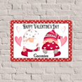 thumbnail image 3 of Letreros metálicos retro "Feliz Día de San Valentín, gnomos con corazón", placa de metal de 8 x 12, 3 of 3