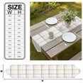 thumbnail image 3 of Yellow Brown Check Table Runner Linen Burlap Table Runner 72 Inches Long Farmhouse Line Buffalo Plaid Dresser Scarves for Kitchen Island Coffee Dining Room Party Wedding Banquet Holiday Decor 13"x72", 3 of 8