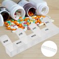 thumbnail image 3 of Miangastore Travel Pill Organizer Weekly Pill Box Multi-grids Pill Organizer Weekly Pill Box Convenient Pill Holder, 3 of 9
