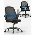 thumbnail image 3 of TMV Ergonomic Office Chair, Mesh Computer Chair with Wide Seat & Arms - Rolling Desk Chair with Wheels for Home Office, Gaming, or Living Room，Black, 3 of 11
