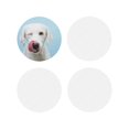 thumbnail image 2 of Disketp Puppy Licks Nose Funny Coasters,4 Pcs Leather Coasters With Holder, Perfect Housewarming Hostess Gifts,Protect Furniture From Water Marks Scratch, 2 of 9
