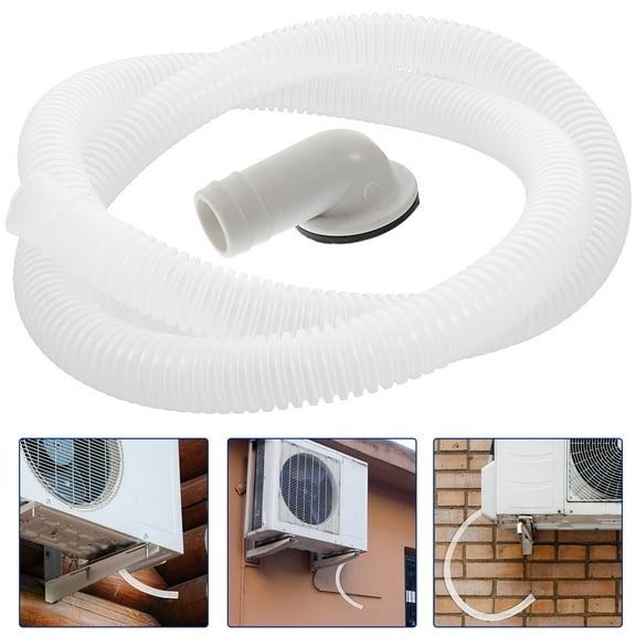 CATIEBYE Portable Air Conditioner Drain Hose Clear Plastic Tubing with Connector for Easy Installation