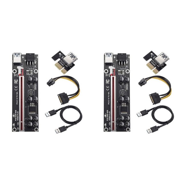 Tarjeta de expansión PCIE Riser 009S Plus para minería, versión Super, PCIE X16, PCI Express, ranura roja para tarjeta de video de minería