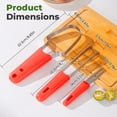 thumbnail image 2 of ABCISI 2 PCS 3-in-1 Watermelon Cutter Slicer Tool, 2025 Upgrade Stainless Steel Watermelon Fork Slicer Cutter, Multi Melon Slicers Fruit Cutting Knives for Camping Party Home Kitchen Gadgets, 2 of 7