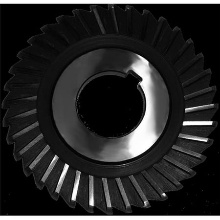 

F&D Tool 11689 Full Radius Straight Tooth with Side Chip Saw High Speed Steel - 6 dia. x 0.125 Wide x 1 Hole
