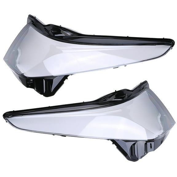 Guwzn Headlamp Covers 2pcs Headlight Cover Replacement Car Front Headlamp Shade Clear Lens Protectors Compatible for ATS 2013-2018